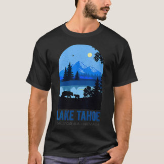 Womens Lake Tahoe California Nevada Zomer Vakantie T-shirt