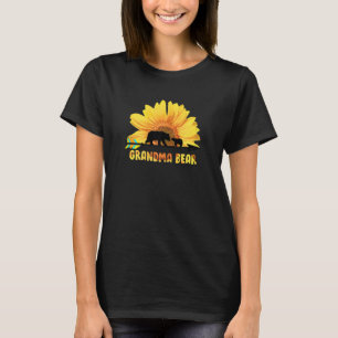 Womens LAM GAP Grandma Sunflower Beer Best Grandma T-shirt