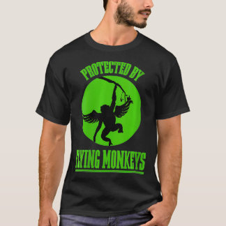 Womens Land van Oz Wicked Witch Get My Flying Monk T-shirt
