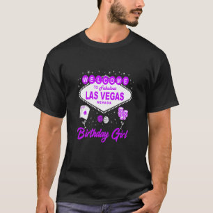 Womens Las Vegas Birthday Girl Squad Goals Matchin T-shirt