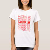 Womens Latina AF Shirt - Latina Mode (Voorkant)