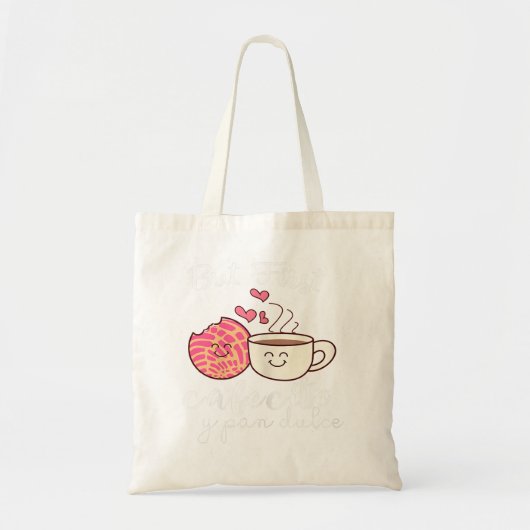 Womens Latina Mam Cute Spain Coffee en Conchas Tote Bag (Voorkant)