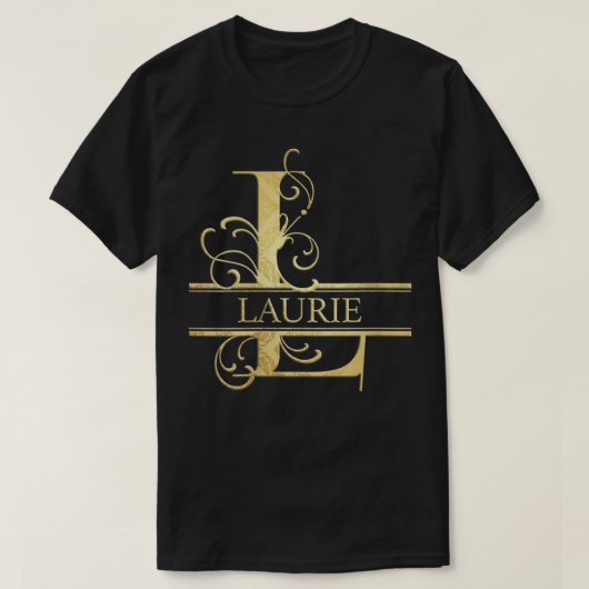 Womens Laurie Name V-Neck T-shirt (Design voorkant)