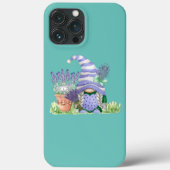 Womens Lavender Gnome Spring Gardening Paars Case-Mate iPhone Case (Achterkant)