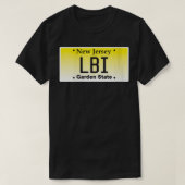 Womens LBI NJ Long Beach Island New Jersey strand T-shirt (Design voorkant)