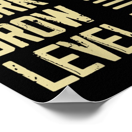 Womens Learn Work Grow Level Up Growth Success Vin Poster (Hoek)