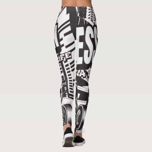 WOMEN'S LEGENDARY GORILLA LESSONS LEARN LEGGINGS  (Achterkant)