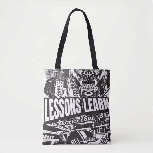 WOMEN'S LEGENDARY GORILLA LESSONS LEARN TOTE BAG  (Voorkant)