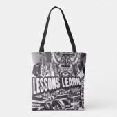 WOMEN'S LEGENDARY GORILLA LESSONS LEARN TOTE BAG  (Achterkant)