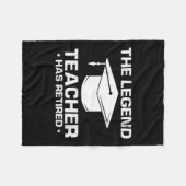 Womens Legendary Mentor Education Retirement Humor Fleece Deken (Voorkant (Horizontaal))