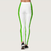 Womens leggings Fresh Mint Bladeren Kleur (Achterkant)
