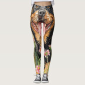 Women's Leggings – Rottweiler Dog Print (Voorkant)