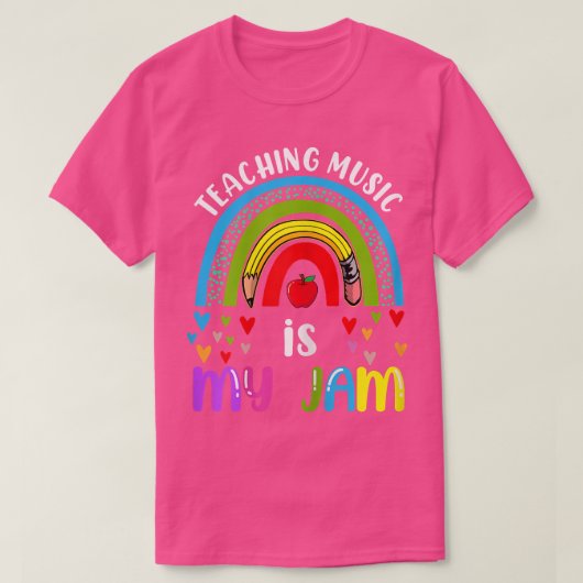 Womens leraar Terug naar school Regenboogschool T-shirt (Design voorkant)