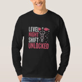 Womens Level Night Shift unlocked for a Night Shif T-shirt (Voorkant)