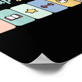 Womens Level Up Your Life Progress Bar Gamer Motiv Poster (Hoek)