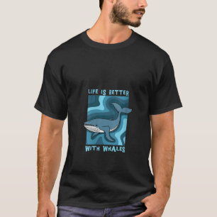 Womens leven met walvissen Zee Dierlijke Orca Natu T-shirt