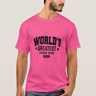 Womens Lhasa Apso voor Hondenras van mama T-shirt