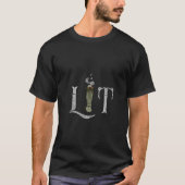 Womens Lit Funny Burning Sage Smudge Witch Spiritu T-shirt (Voorkant)