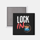 Womens Lock In You Got This Teacher Testing Motiva Magneet (Voorkant / Achterkant)