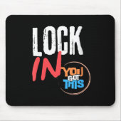 Womens Lock In You Got This Teacher Testing Motiva Muismat (Voorkant)