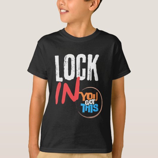 Womens Lock In You Got This Teacher Testing Motiva T-shirt (Voorkant)