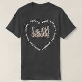 Womens Lolli Heart Lolli Grandmother Appreaison T-shirt (Design voorkant)