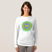Women's Long Sleeve T-Shirt ash SUN BRASIL (Voorkant volledig)