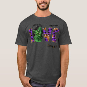 Womens Love halloween scary art Oma herfst gift T-shirt