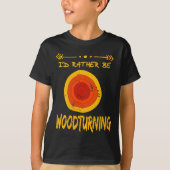 Womens Love Spending Time Woodturning Humor Retro T-shirt (Voorkant)