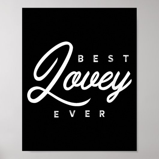 Womens Lovey Design_ Lovey Ever V-neck Poster (Voorkant)