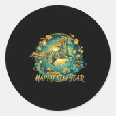 Womens Lunar New Year Happy Chinese New Year Of Th Ronde Sticker (Voorkant)