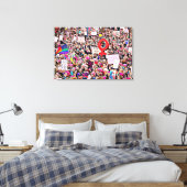 Womens Maart Rally Protest Wraping Canvas Wall Art Afdruk (Insitu (Slaapkamer))