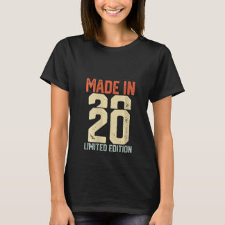 Womens Made 2020 Limited Edition Retro Vintage 202 T-shirt