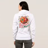 Women's Magical Gingerbread Cozy Christmas Pullove Hoodie (Achterkant volledig)