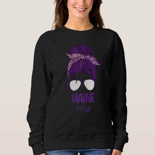 Womens Maine Meisje Trui (Voorkant)