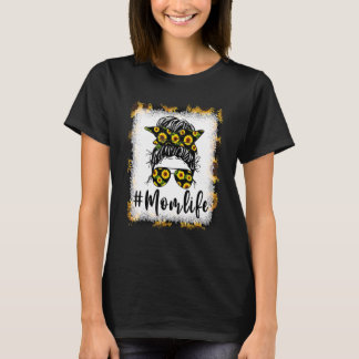 Womens Mam Life Bleken mama Life Sunflower Mess T-shirt