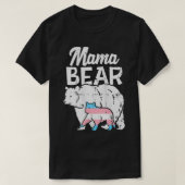 Womens Mama Beer Transgender Trans Pride Flag Tran T-shirt (Design voorkant)