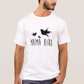 Womens Mama Bird Baby Bird Shirt Moederdag Gift (Voorkant)