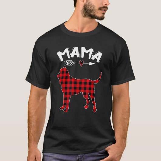 Womens Mama Bloodhound Mam T-shirt (Voorkant)