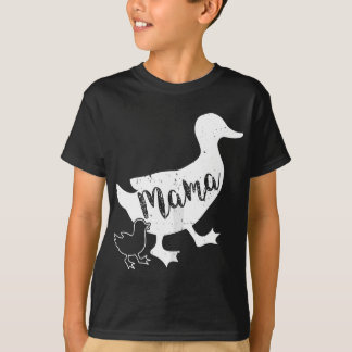 Womens Mama Duck en 2 Eenden, Mam Duck T-shirt