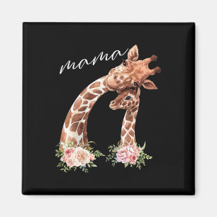 Womens mama Giraffe Shirt nieuwe mama mama cadeau  Magneet