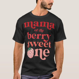 Womens mama van de Berry Sweet One Aardbei Firs T-shirt