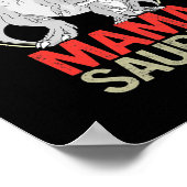 Womens Mamasaurus T Rex Dinosaur Mama Saurus Poster (Hoek)