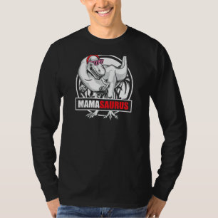 Womens Mamasaurus T Rex Mam Life Dinosaur Moeder T-shirt