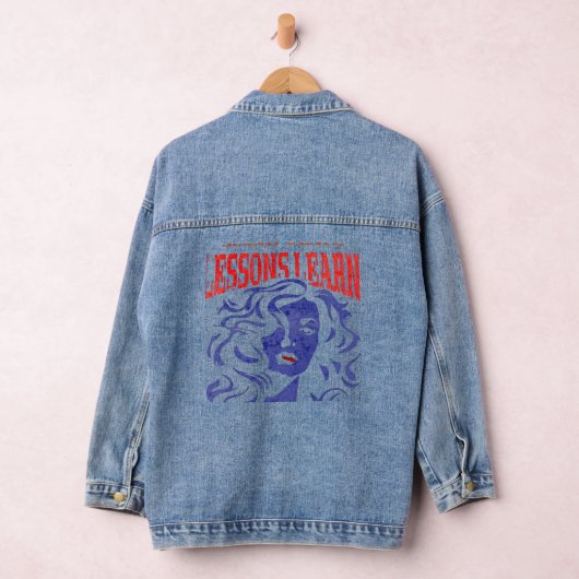 WOMEN'S MANIPULATE LESSONS LEARN DENIM JACKET  (Hangar)