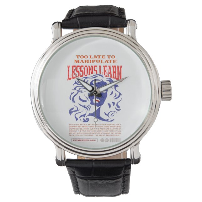 WOMEN'S MANIPULATE LESSONS LEARN EWATCH  HORLOGE (Voorkant)