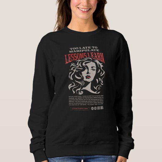 WOMEN'S MANIPULATE LESSONS LEARN SWEATSHIRT  (Voorkant)
