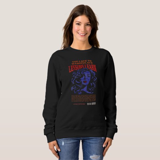 WOMEN'S MANIPULATE LESSONS LEARN SWEATSHIRT  (Voorkant volledig)