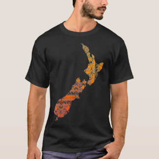 Womens Maori Tribal Polynesiaanse Nieuw-Zeelandse T-shirt