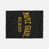 Womens Maple Shade High School Hs Maple Shade Nj V Fleece Deken (Voorkant (Horizontaal))